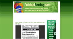 Desktop Screenshot of politicalbetting.com