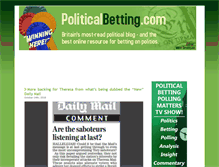 Tablet Screenshot of politicalbetting.com